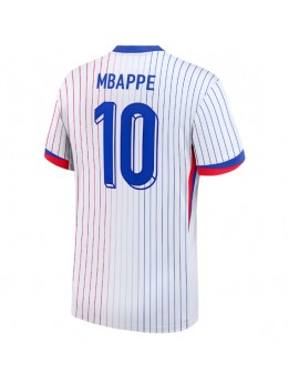 Frankreich Kylian Mbappe #10 Auswärtstrikot EM 2024 Kurzarm